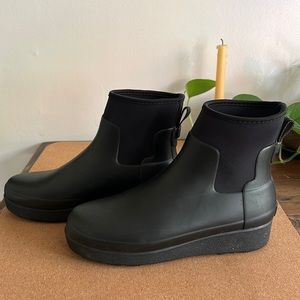 Hunter platform rain boots “Refined Creeper”